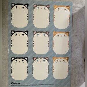New Sticky Notes: Curious Kittens Removable Dry Erase Vinyl Decal, MSRP $70